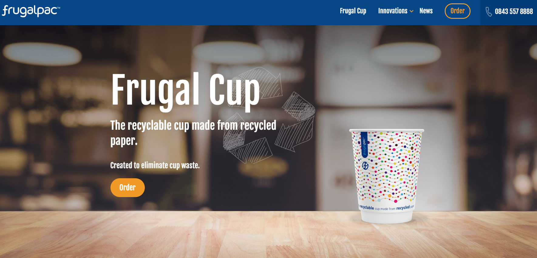 15 minutes to enjoy your coffee, eight minutes to recycle the cup